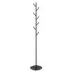 Coat Garment Rack Hall Storage Stand Shelf Hook Hanger Hat Holder Closet Organizer Metal Entryway Freestanding Black