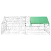 Chicken Coop Run Rabbit Hutch Pet Dog Cat Cage Playpen Fence House Puppy Pen Bunny Poultry Home Enclosure Pen Nest Shelter