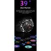 Non-invasive Blood Glucose Test Smart Watch,Blood Pressure Heart Rate Body Temperature Sports Smart Watch,Blood Sugar Monitoring Smartwatch with Blood Oxygen Tracking (Silver)