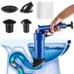Toilet Plunger Set,Air Drain Blaster,Sink Plunger,Drain Clog Remover Tool,High Pressure Powerful Toilet Plunger