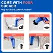 Toilet Plunger Set,Air Drain Blaster,Sink Plunger,Drain Clog Remover Tool,High Pressure Powerful Toilet Plunger