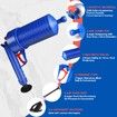 Toilet Plunger Set,Air Drain Blaster,Sink Plunger,Drain Clog Remover Tool,High Pressure Powerful Toilet Plunger