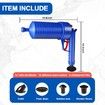 Toilet Plunger Set,Air Drain Blaster,Sink Plunger,Drain Clog Remover Tool,High Pressure Powerful Toilet Plunger