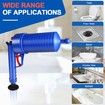Toilet Plunger Set,Air Drain Blaster,Sink Plunger,Drain Clog Remover Tool,High Pressure Powerful Toilet Plunger