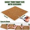 Reusable Hens Nest Bedding Mats Natural Coconut Palm Hens Nesting Pad 13 x 13 Inches Multifunctional Chicken Nesting Box Liners for Hen Laying Eggs