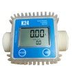 Digital K24 Turbine Oil Diesel Flow Meter Fuel LCD Flow Meter Chemicals Water Sea Liquid Flowmeters Measuring Tools