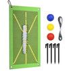 Golf Training Mat for Swing Detection Batting, Premium Golf Impact Mat, Path Feedback Golf Tee Mat, Advanced Golf Impact Mat for Indoor Outdoor Golf Training Aids