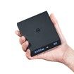 Black Mirror Nano Coffee Scale,Mini Espresso Scale for Baking Cooking Flow Measurement,Digital Food Scale Poor Over Hand Drip Scale Weighing Instrument Auto Mode Timer Function LED (Black)