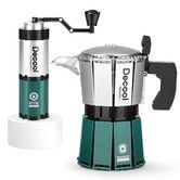 Classic Italian Coffee Maker Building Set with Brick Built Coffee Grinder,Building Blocks Set for Relaxing Hobbies,Home Decor Accessory,Includes 612 Standard Size Bricks