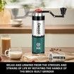 Classic Italian Coffee Maker Building Set with Brick Built Coffee Grinder,Building Blocks Set for Relaxing Hobbies,Home Decor Accessory,Includes 612 Standard Size Bricks