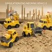 Construction Toddler Truck Toys,5-in-1 Friction Power Vehicle Car Toy,Carrier Truck Toys,Christmas Birthday Gifts,Age 3+