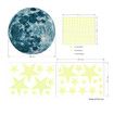 Glow in The Dark Stars Stickers Moon for Kids Bedroom,Luminous Stars Stickers Create a Realistic Starry Sky,Room Decor,Wall Stickers Colorful