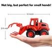 Construction Toys,Friction Powered Construction Truck Toys Vehicles Sand Toys Trucks Excavator,Bulldozer,Road Roller,Age3+ (Colorful 4 Pack)