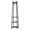 Clothes Rack Coat Stand Garment Organiser Closet Shelving Display Shelf Freestanding Hanger Hooks Portable Black