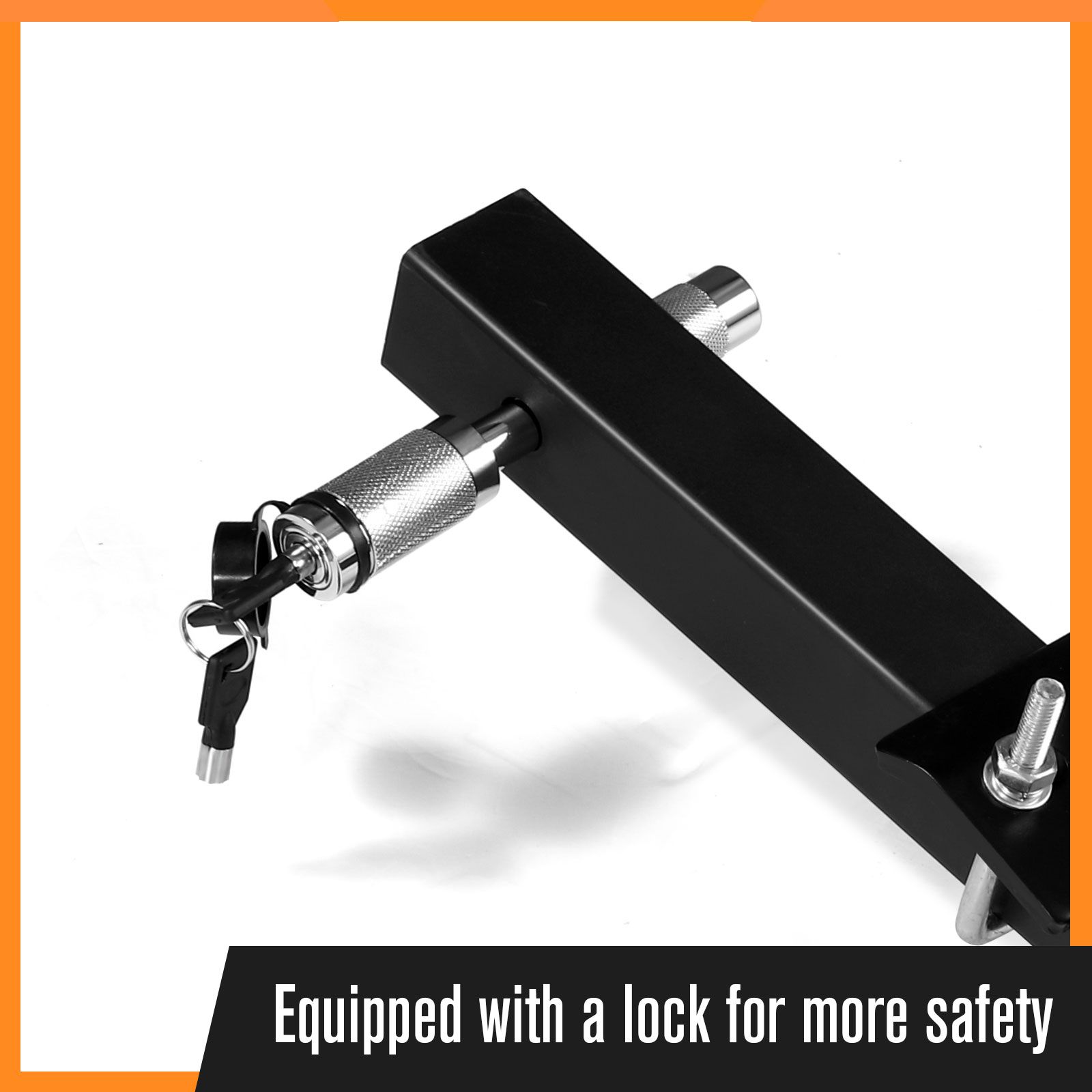 2 Ebike Rack for Car Mountain Bicycle Carrier Stand Rear Mount Storage Platform Holder 2 Inch Foldable Tilt with Lock