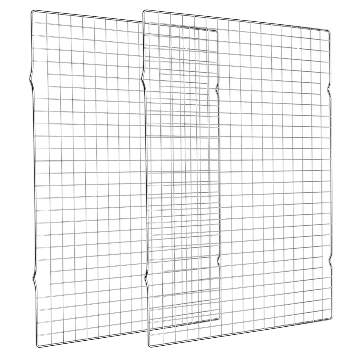 Cooling Rack for Baking,16x10 Inches Baking Rack,Thick Wire Cookie Rack for Cooking,Roasting,Grilling,Drying,Oven Safe,Fits Half Sheet Pan (2 Pack)