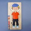 Wooden My Body Puzzle for Toddlers & Kids - 28 Piece Boys Anatomy Play Set