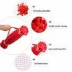 100 Pack Reusable Nylon Mesh Bags 20 Inch Red Produce Storage Toy Vegetable Seafood Grocery Storage Poly Bags