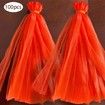 100 Pack Reusable Nylon Mesh Bags 20 Inch Red Produce Storage Toy Vegetable Seafood Grocery Storage Poly Bags