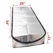 Attic Stairway Insulation Cover - Premium Energy Saving Attic Stairs Door Ladder Insulator Pull Down Tent with Zipper 25 in x 54 in x 11In (Attic Cover)