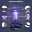 Bug Zapper for Outdoor and Indoor,Mosquito Zapper with High Powered 4200V Electric,Fly Traps Waterproof Fly Zapper Mosquito Killer for Home Backyard Patio Garden Camp