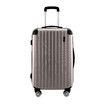 Suitcase Hard Shell Checked Luggage Cabin Case Travel Baggage Lightweight Travelling Bag 4 Wheel Rolling Trolley TSA Lock 24 Inch