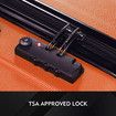 Carry On Suitcase Hard Shell Luggage Travel Baggage Cabin Case Travelling Bag Lightweight 4 Wheel Rolling Trolley TSA Lock 24 Inch