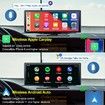 9.3In Portable Car Radio with 2.5k Dashcam,Wireless Dash Mount Apple CarPlay & Android Auto,Touch Screen Display,Double Din Stereo Bluetooth,Mirror Link,FM