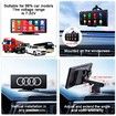 9.3In Portable Car Radio with 2.5k Dashcam,Wireless Dash Mount Apple CarPlay & Android Auto,Touch Screen Display,Double Din Stereo Bluetooth,Mirror Link,FM