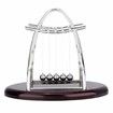 Newtons Cradle Classic Pendulum Balance Balls Motion Desk Toys Swinging Decoration Stress Relief Display Physics Steel Ball Desktop(Large)