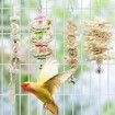 7 Packs Bird Parrot Swing Chewing Toys-Hanging Bell Bird Cage Toys Suitable for Small Parakeets Cockatiels