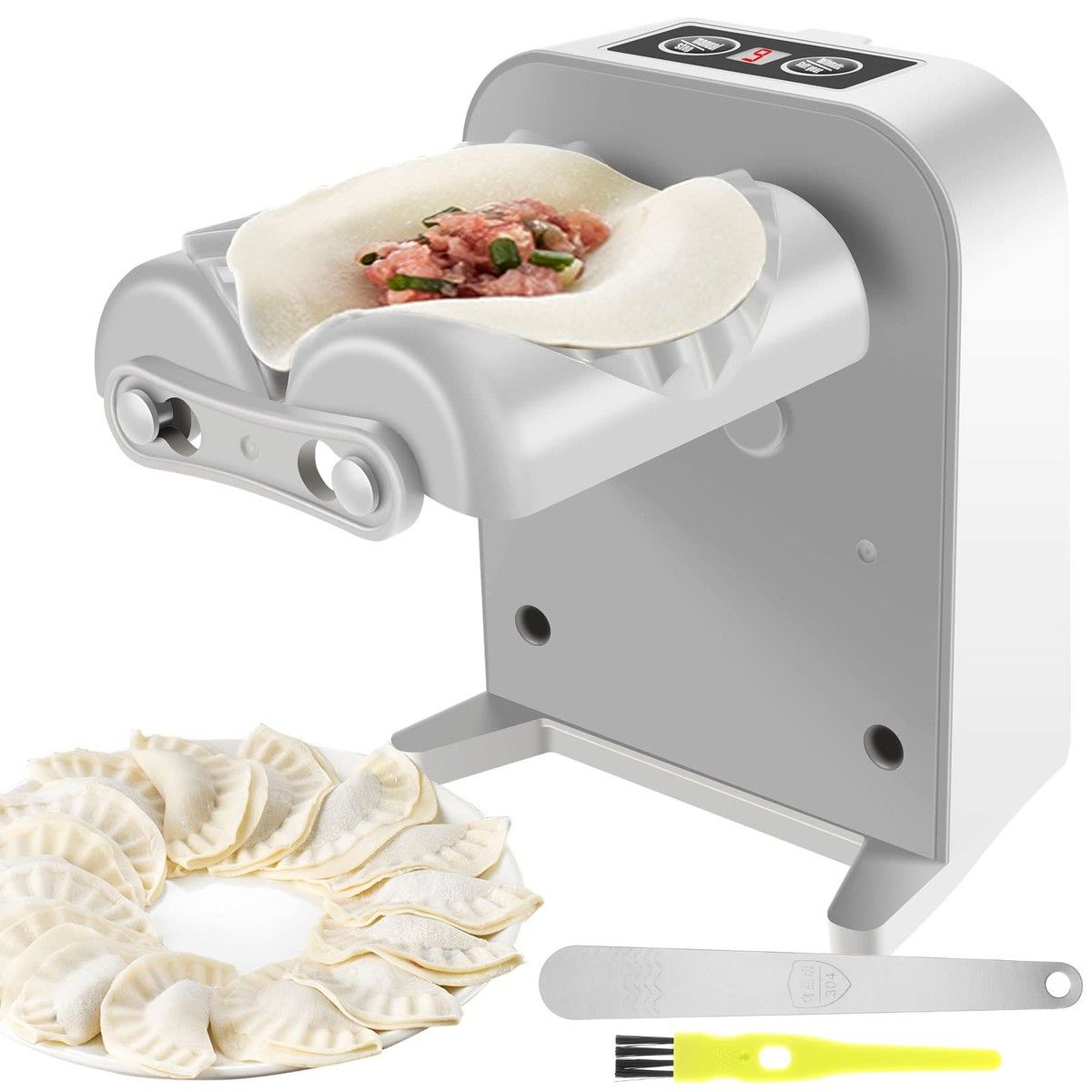 Automatic Electric Dumpling Maker Machine, Household Dumpling Maker Press, Automatic Rapid Forming Dumpling Machine Mold