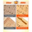 Wooden Alphabet Tracing Board, Double-Sided Wood Letters Tracing Tool