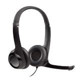 Logitech H390 Wired Headset for PC Laptop, Stereo Headphones with Noise Cancelling Microphone