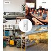 WiFi Humidity Temperature Monitor Smart Indoor Hygrometer Thermometer Remote Alert Precision TUYA App Control Alexa Compatible