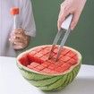 Watermelon Slicer Choxila,Stainless Steel Watermelon Cutter Cool