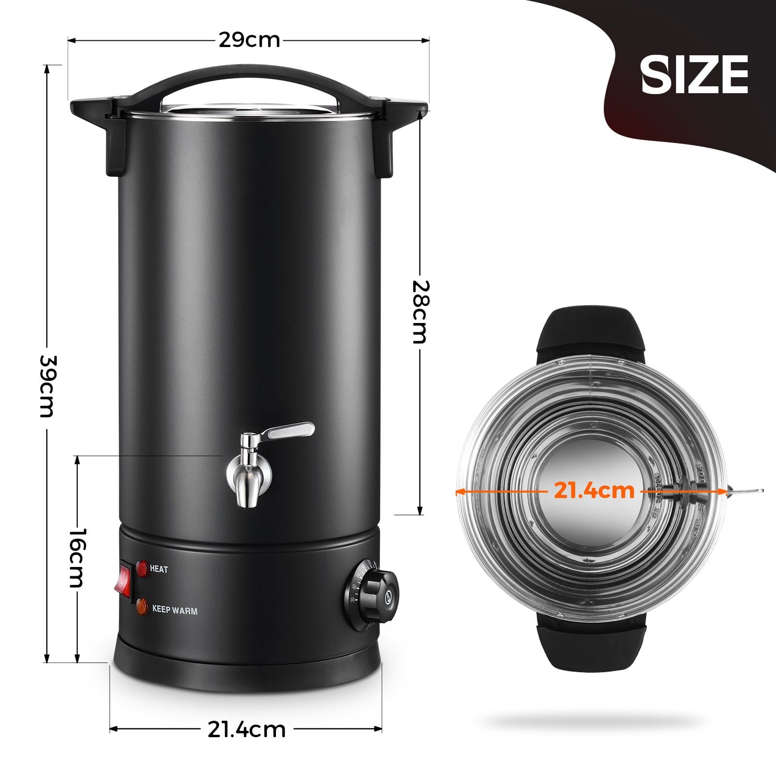 5.7L Wax Melter Candle Making 1800W Melting Pot Furnace Quick Pour Spout Temperature Control Electric Home Commercial Soy Soap Maker Machine