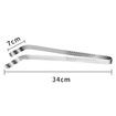 BBQ Cooking Food Tongs For Multi Use, Long Kitchen Tongs Heat Resistant BBQ Salads Grilling Clip Rotate Fish Meat Tool