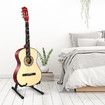 Melodic 38 Inch Folk Dreadnought Acoustic Guitar Pack Classical Cutaway Natural Wood