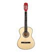 Melodic 38 Inch Folk Dreadnought Acoustic Guitar Pack Classical Cutaway Natural Wood