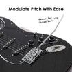 Full-Size Electric Guitar 39 inch with Bonus Amplifier Black Melodic