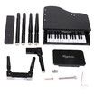 30 Key PianoChildren Kids Grand Piano Wood Toy w/ Bench Music Stand-Black Melodic