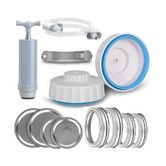 Mason Jar Vacuum Sealer With Accessory Hose for Wide and Regular Mouth Mason Jars
