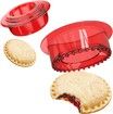 Sandwich Cutter and Sealer, Decruster Sandwich Maker,Childrens molding machine (Multi)