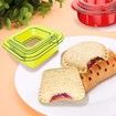 Sandwich Cutter and Sealer, Decruster Sandwich Maker,Childrens molding machine (Multi)