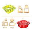Sandwich Cutter and Sealer, Decruster Sandwich Maker,Childrens molding machine (Multi)