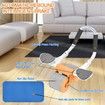 Timer Ab Abdominal Exercise Roller Elbow Support,abs Roller Wheel core Exercise Equipment, Automatic Rebound Abdominal Wheel (Sky Blue)