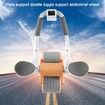 Timer Ab Abdominal Exercise Roller Elbow Support,abs Roller Wheel core Exercise Equipment, Automatic Rebound Abdominal Wheel (Sky Blue)