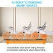 Timer Ab Abdominal Exercise Roller Elbow Support,abs Roller Wheel core Exercise Equipment, Automatic Rebound Abdominal Wheel (Orange)