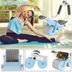 Timer Ab Abdominal Exercise Roller Elbow Support,abs Roller Wheel core Exercise Equipment, Automatic Rebound Abdominal Wheel (Orange)